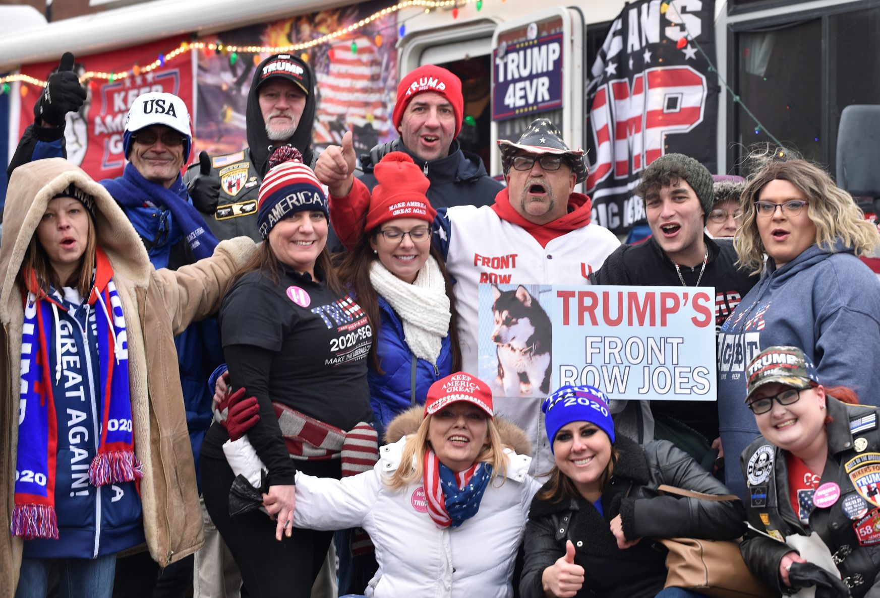 Trump's Front Row Joes